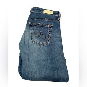 AG Adriano Goldschmied Women’s The Legging Ankle Skinny Cropped Jeans - Size 24R